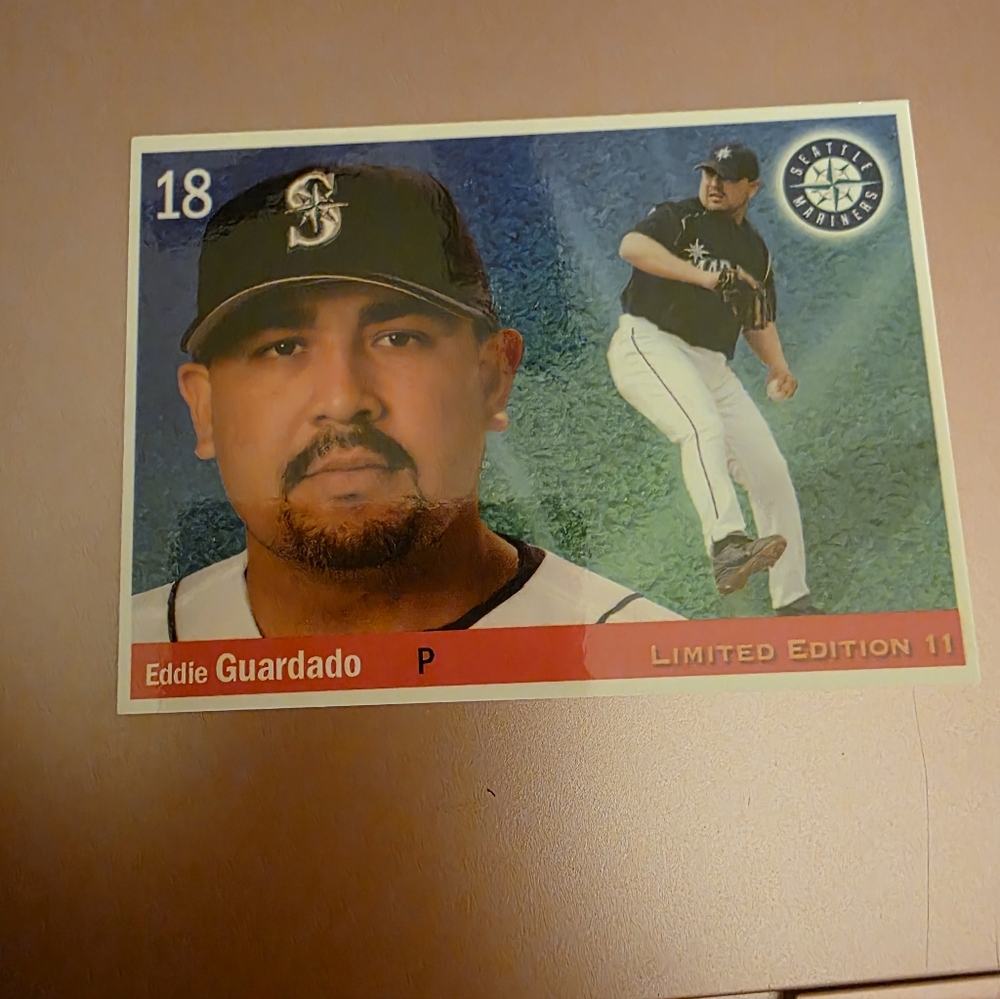 Eddie Guardado Limited Edition Baseball Card